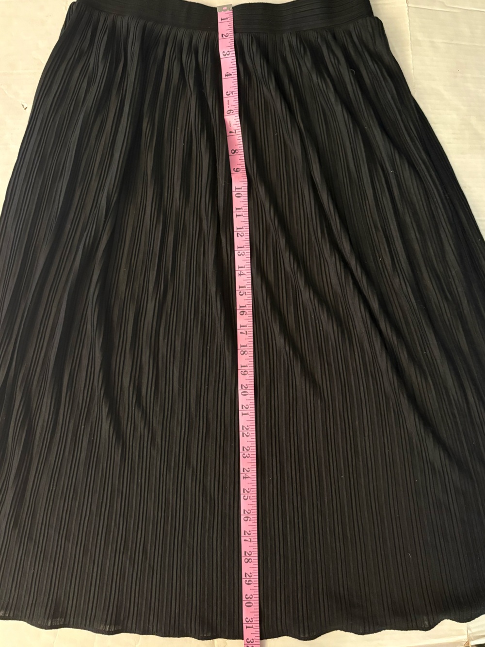 LOFT Pleated Maxi Skirt Black Size Medium - Picture 3 of 6